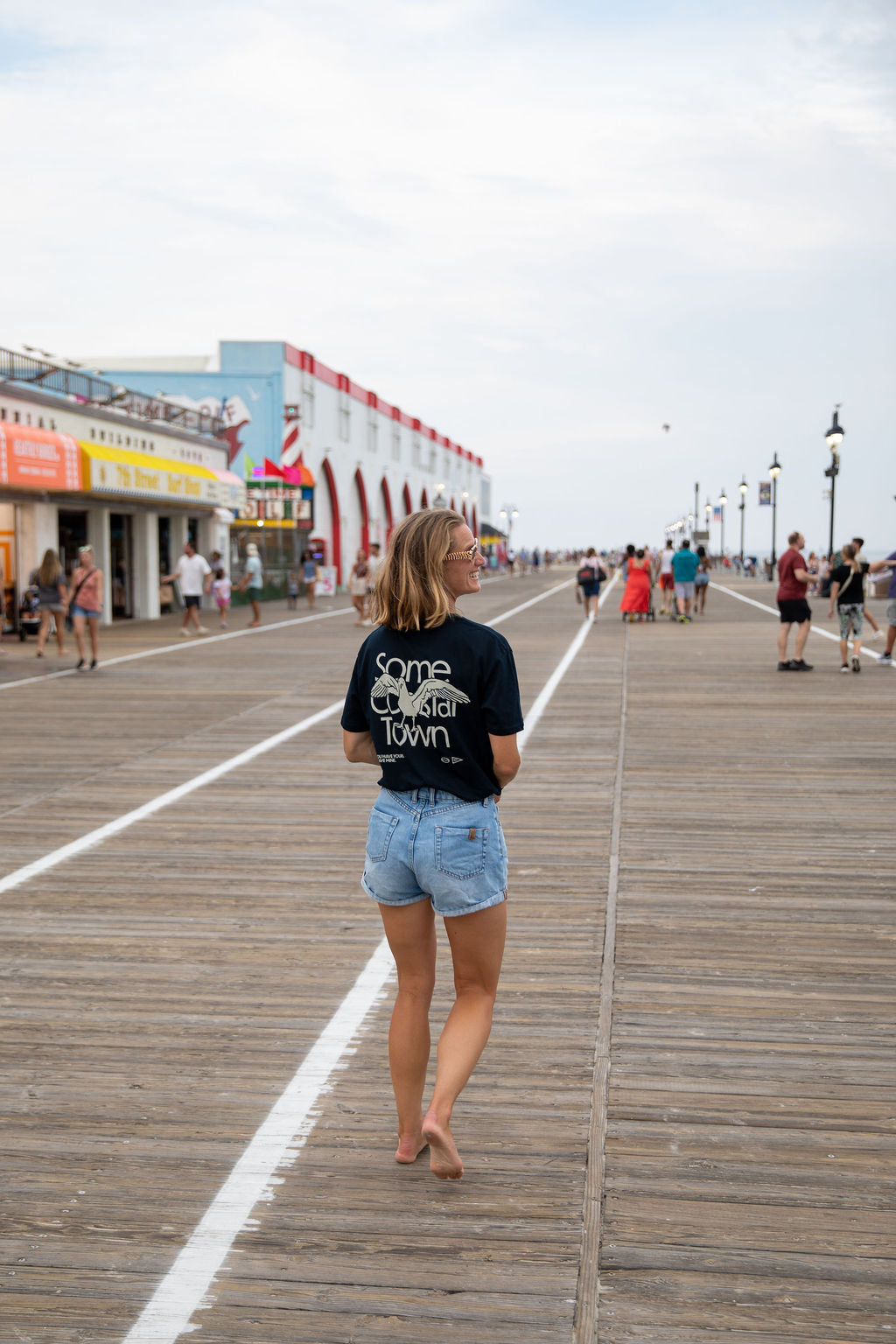 Seagull in the Way 100% Combed Cotton Graphic Tee