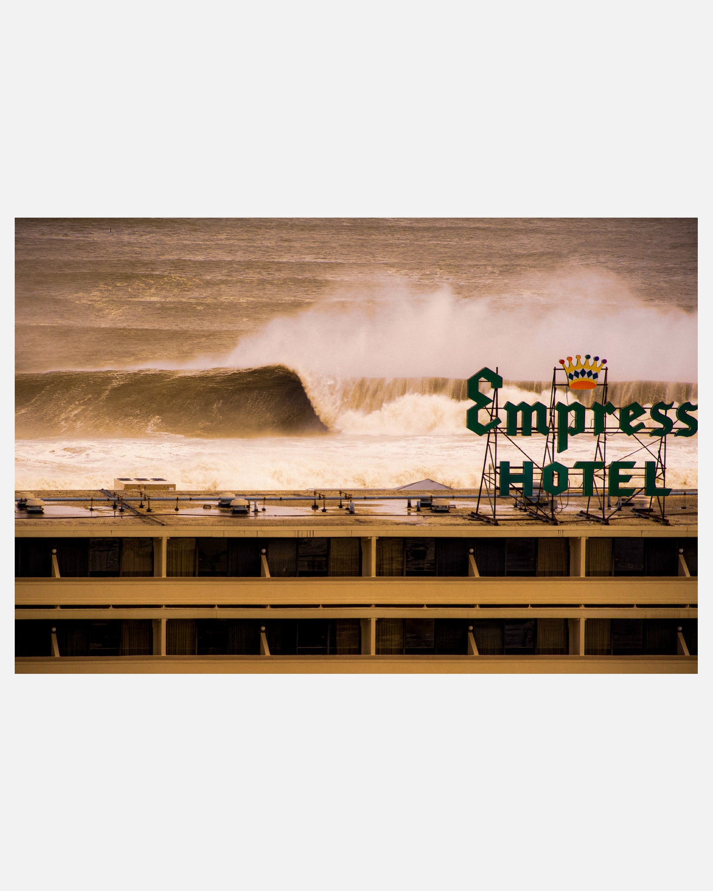 Asbury Park Empress sandy heavyweight cotton photo tee with Shawn Zappo surf image - product image 5