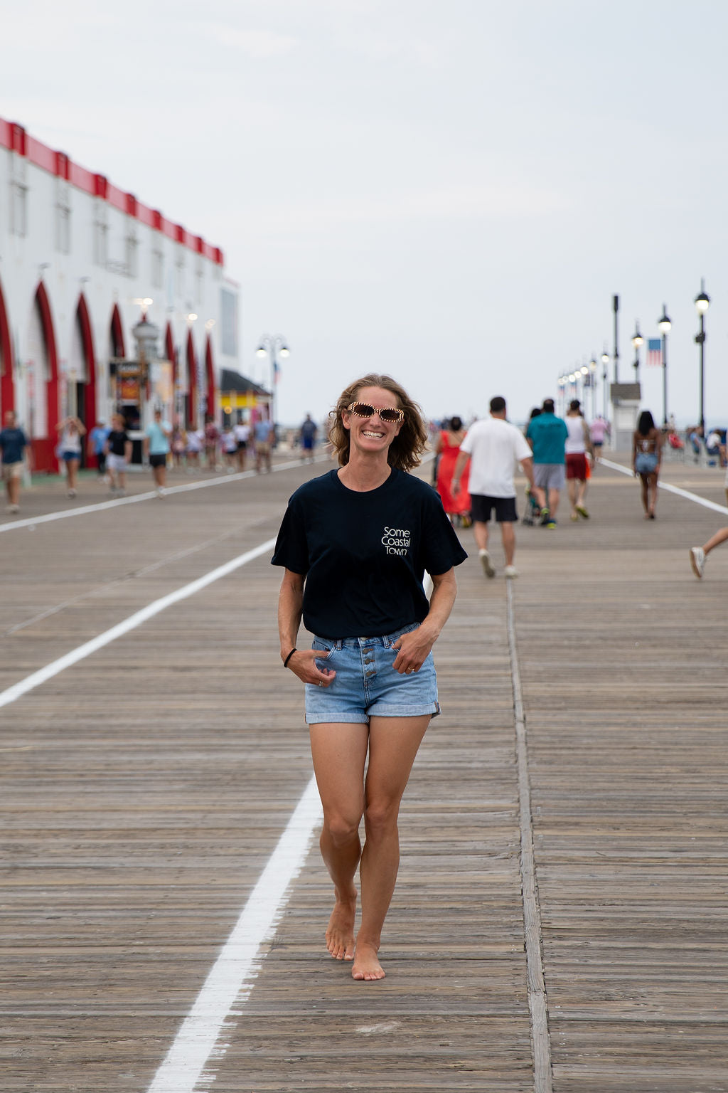 Seagull in the Way 100% Combed Cotton Graphic Tee