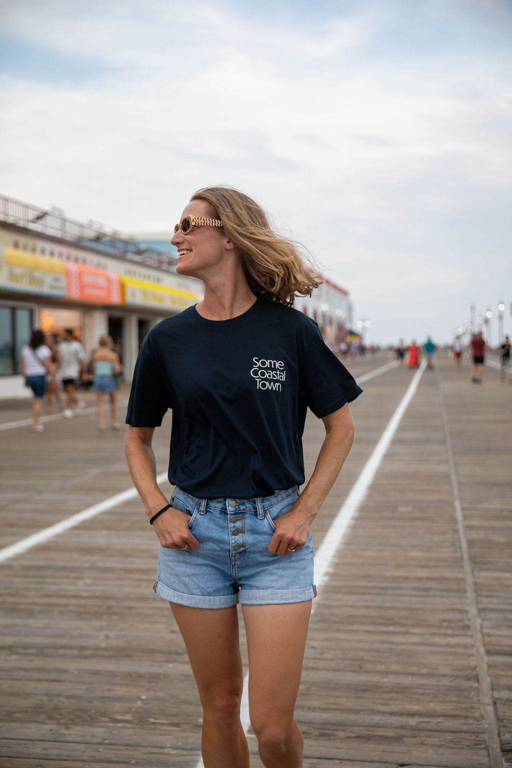 Seagull in the Way 100% Combed Cotton Graphic Tee