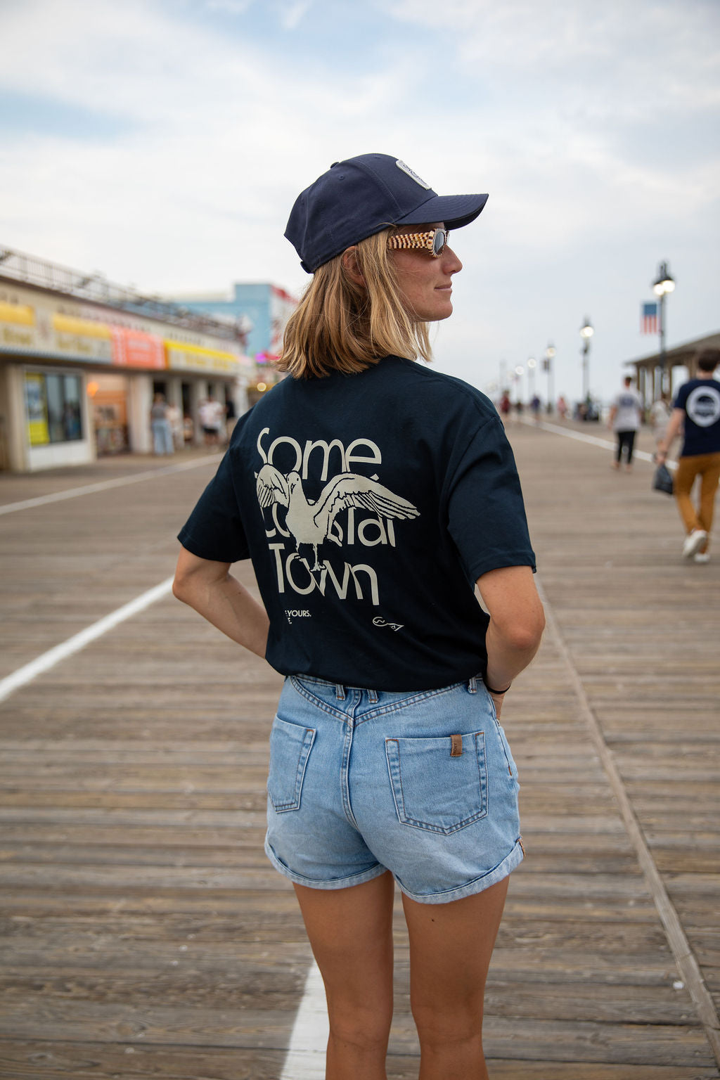 Seagull in the Way 100% Combed Cotton Graphic Tee