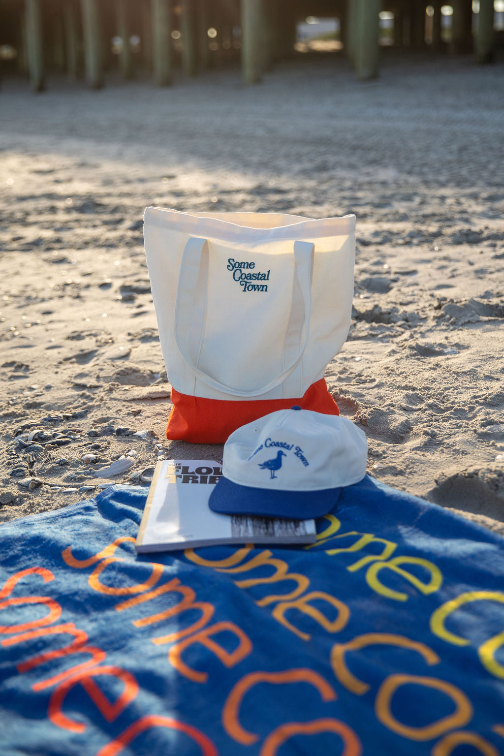 Beach Day Large Tote