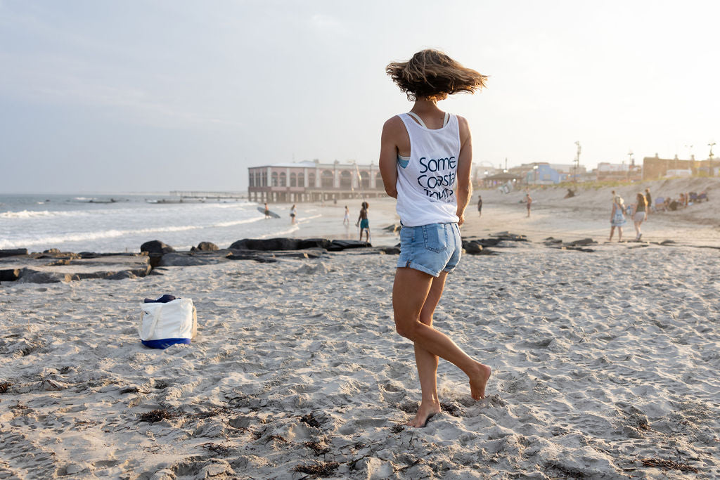 SCT Classic 100% Cotton Coastal Graphic Tank Top