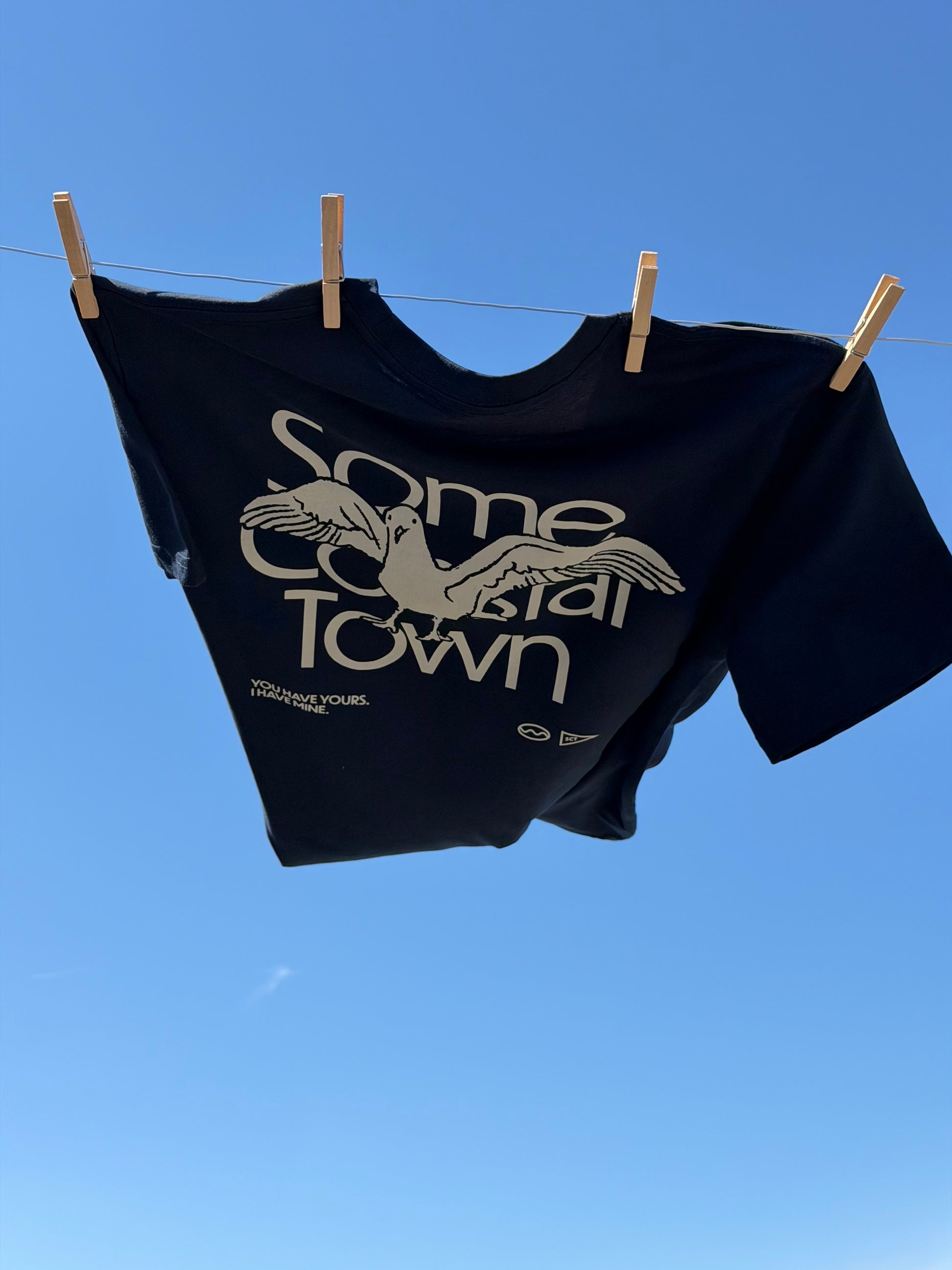 Seagull in the Way 100 percent combed cotton coastal graphic tee - product image 8