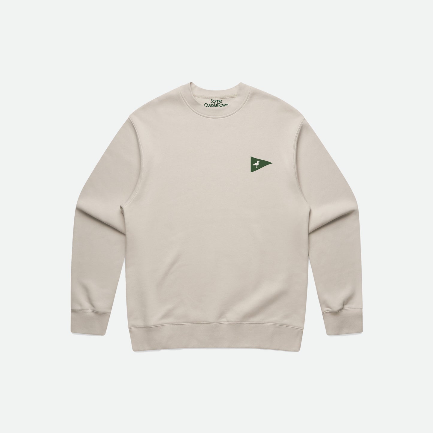 Mini Golf Invitational embroidered seagull flag fleece crewneck sweatshirt - product image 2