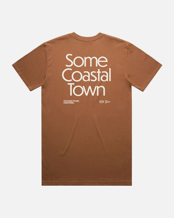 Some Coastal Town Classic Heavyweight Cotton Tee - Color Options