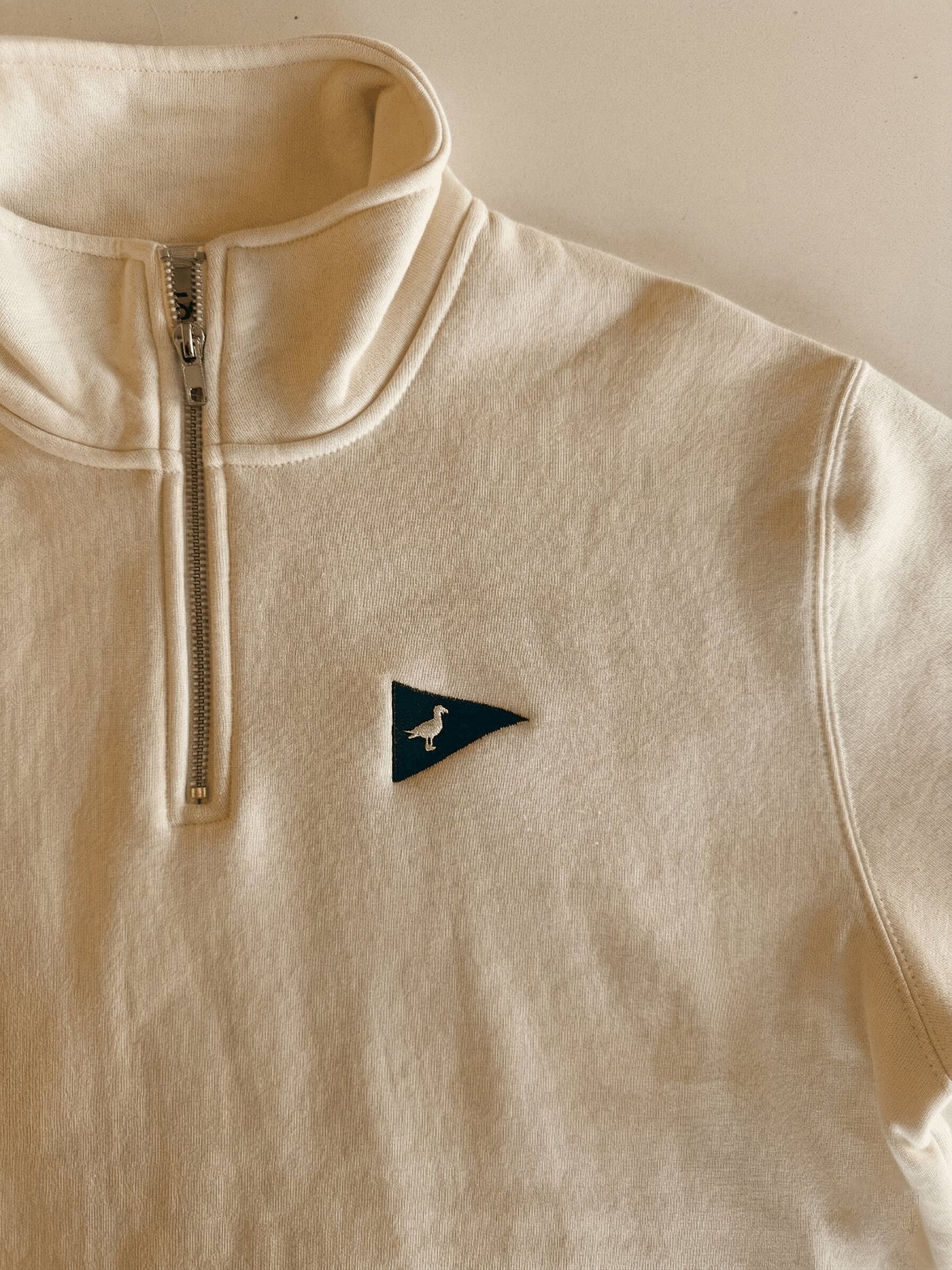Mini Golf Invitational embroidered seagull flag quarter zip fleece pullover - product image 4