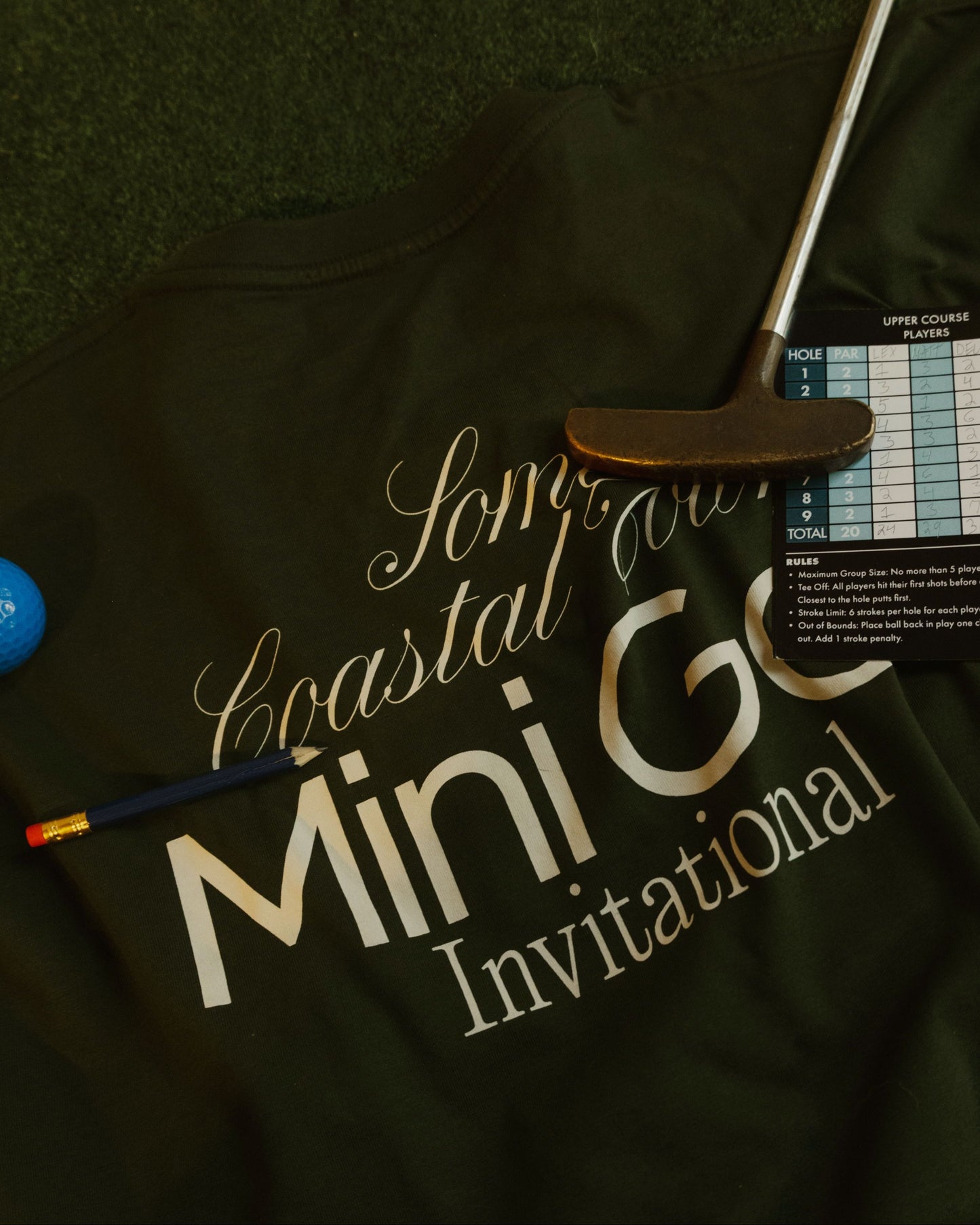 Mini Golf Invitational 100% Combed Cotton Graphic Tee