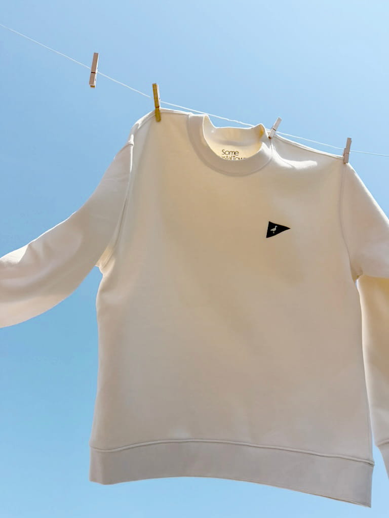 Mini Golf Invitational embroidered seagull flag fleece crewneck sweatshirt - product image 4