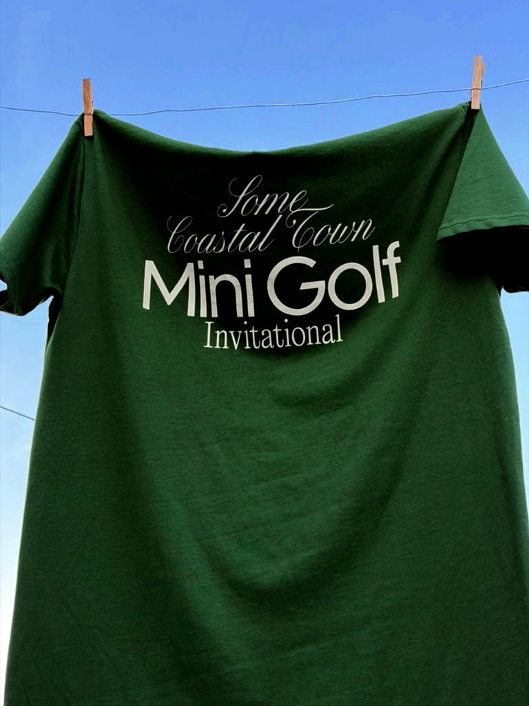 Mini Golf Invitational 100 percent combed cotton unisex graphic tee - product image 3