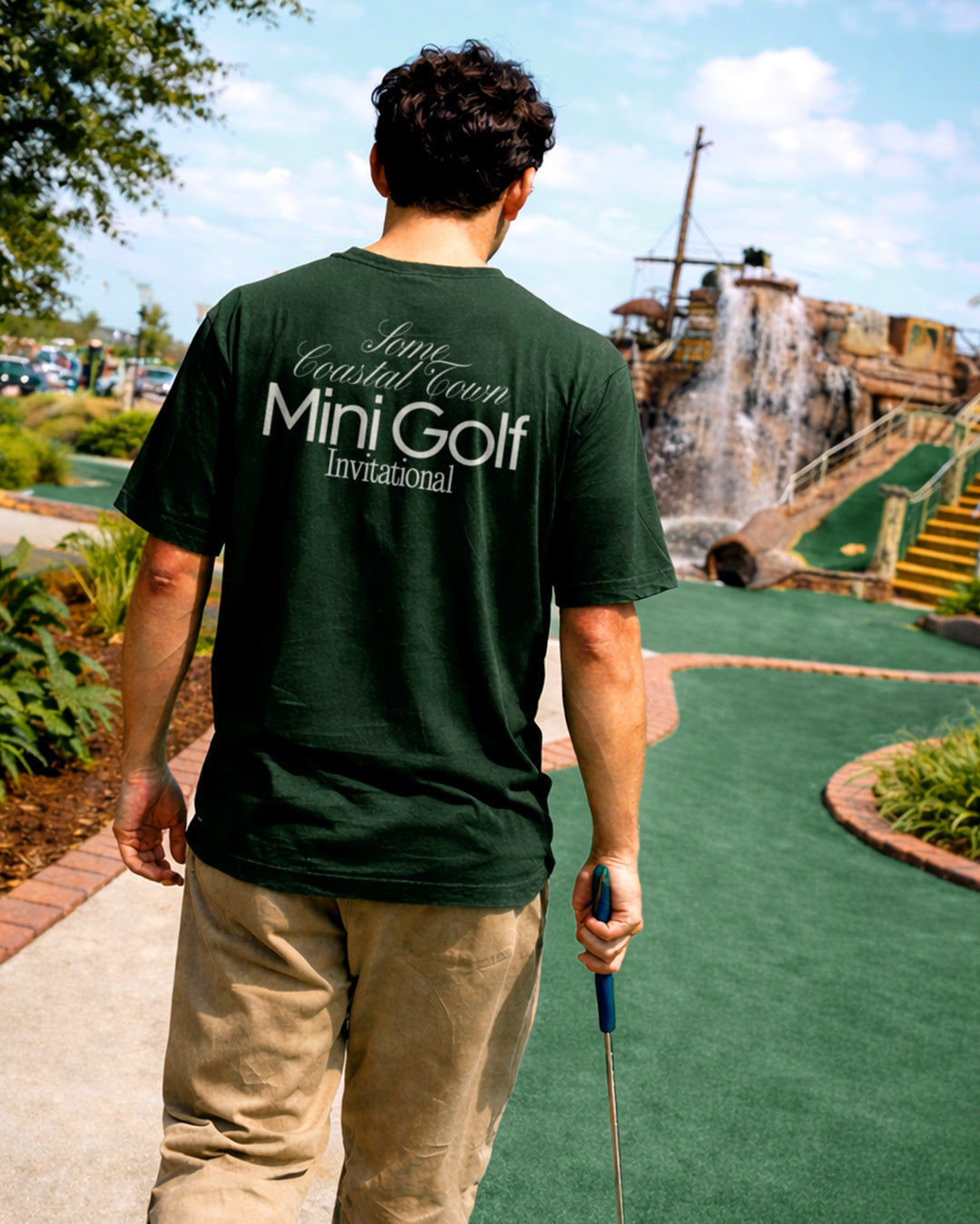 Mini Golf Invitational 100 percent combed cotton unisex graphic tee - product image 2