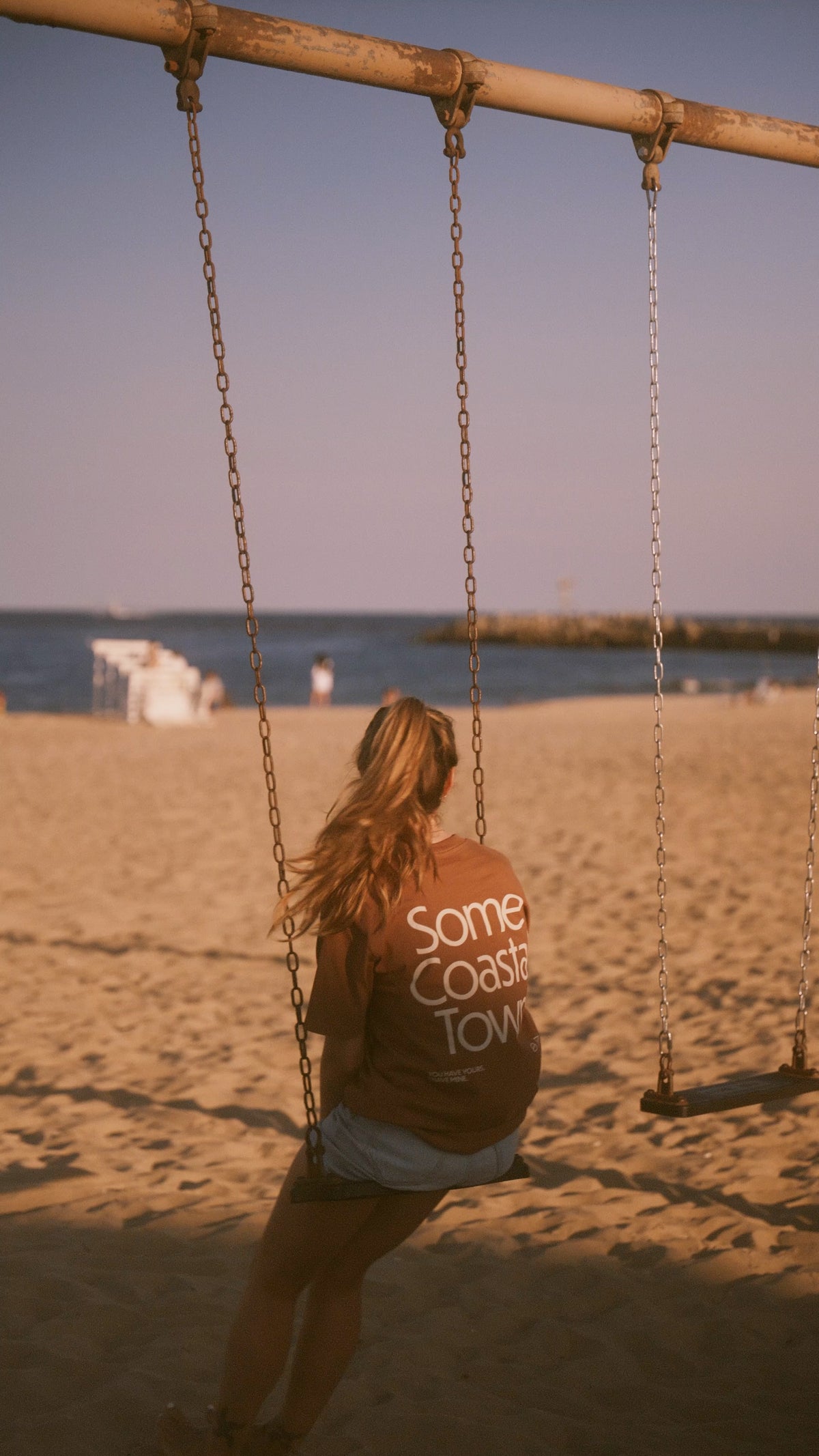 Some Coastal Town Classic Heavyweight Cotton Tee - Color Options