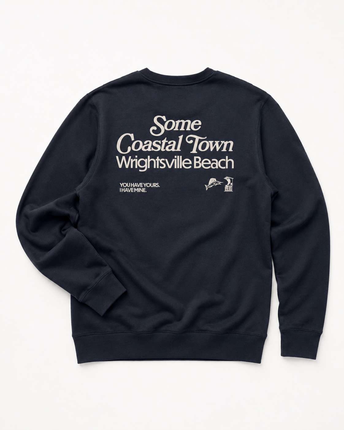Wrightsville Beach Your Coastal Town Midweight Crewneck (Preorder)