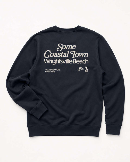 Wrightsville Beach Your Coastal Town Midweight Crewneck (Preorder)